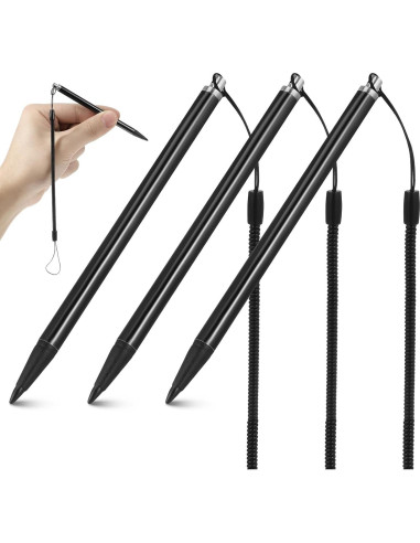 Bolígrafo Táctil HOMSFOU 3pcs Antipérdida para Pantallas