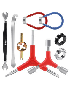 Kit de Herramientas para Llave de Radios de Bicicleta Grednfhat 9 Piezas