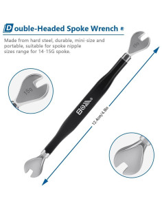 Kit de Herramientas para Llave de Radios de Bicicleta Grednfhat 9 Piezas 2