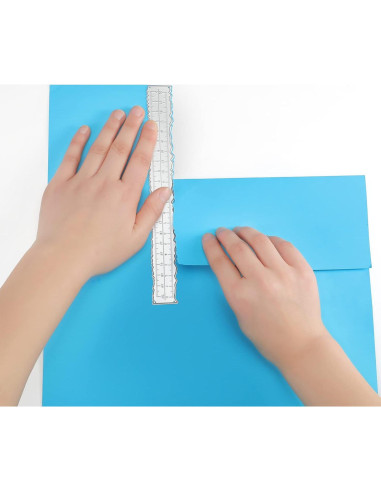 3 Reglas de Bordes Irregulares Suclain 21.34 cm para Scrapbooking