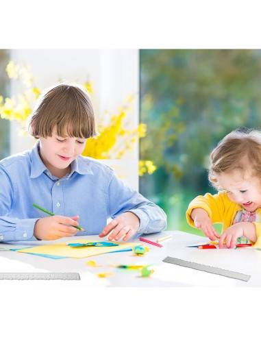 3 Reglas de Bordes Irregulares Suclain 21.34 cm para Scrapbooking