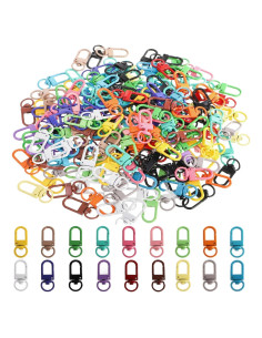 200 Ganchos de Snap Giratorios ZAVOOS para Joyería 2.54 cm