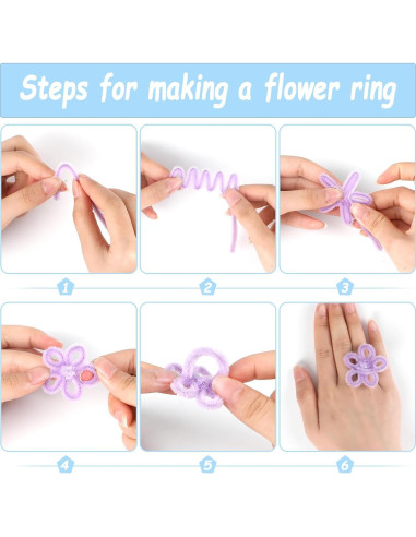 Limpiapipas Chenille Coloridos LOMIMOS 1000 Pcs 30.48 cm