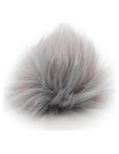 Pom Pom de Piel Sintética Knitting Fever - Color 16 Lobo Siberiano