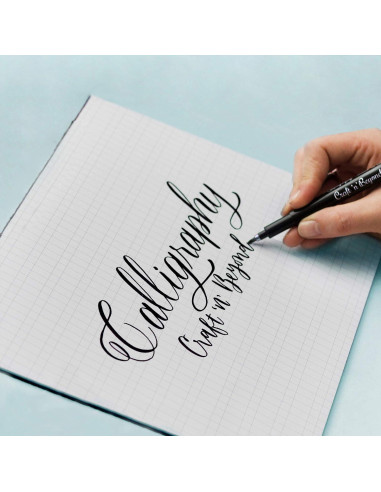 Paquete de 10 Marcadores de Pincel Craft 'n' Beyond - Tinta Negra