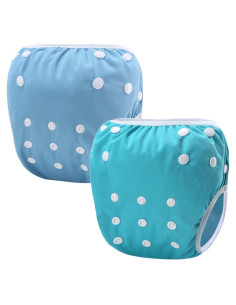 Paquete de 2 Pañales de Natación Reutilizables Storeofbaby 3.6-16.3 kg