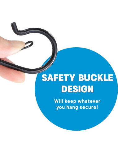 Ganchos de Tornillo FSAH 24 Pcs para Luces y Decoración