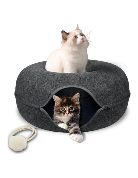 Cueva para Gatos Peekaboo Zazzy - Cama Túnel Grande 61cm