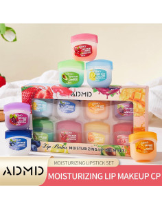 Set de 8 Mascarillas Labiales SNOWMOLLY Hidratantes Sabor Frutal 2