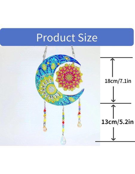 Kit de Pintura de Diamante 5D Jialeying - Colgante de Sol Arcoíris