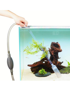 Aspiradora de Grava para Acuario QREBYQ con Kit de Limpieza 2