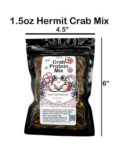 Alimento para Cangrejos Ermitaños CTWPets - Mezcla Proteínas 42g