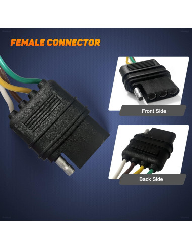 Extensión de Cable para Remolque Mosleyz 4 Pines 66 cm