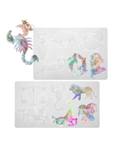 Juego de Moldes de Silicona LLOUSSAK Zodiaco 12 Cavidades