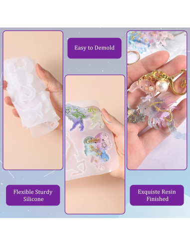 Juego de Moldes de Silicona LLOUSSAK Zodiaco 12 Cavidades