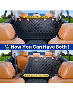 Extensor de Asiento Trasero para Perros ITNAST Negro M 2