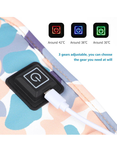 Calentador de Botellas USB Toyvian 10W 3 Niveles Aislante