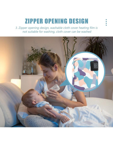 Calentador de Botellas USB Toyvian 10W 3 Niveles Aislante