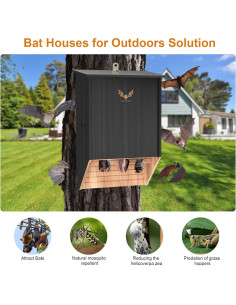 Casa para Murciélagos ONKO 2 Cámaras 38.1x30.5x10.2 cm 2