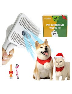 Cepillo Acicalador para Perros y Gatos IZSOHHOME con Aspiradora