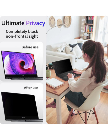 Filtro de Privacidad Peslv 13.3" Antirreflejo y Luz Azul
