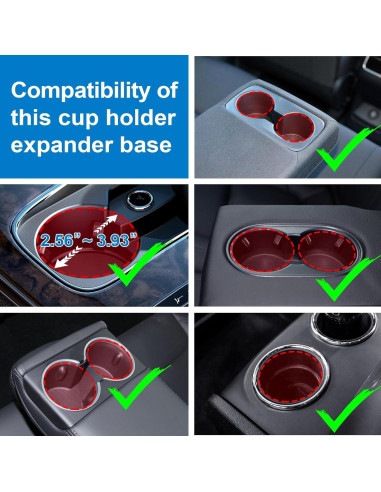 Expansor de Soporte para Tazas Zeyitian Auto 1 Paquete