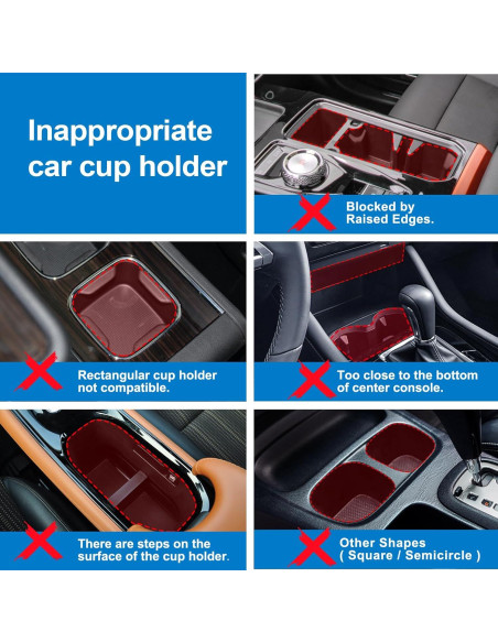 Expansor de Soporte para Tazas Zeyitian Auto 1 Paquete