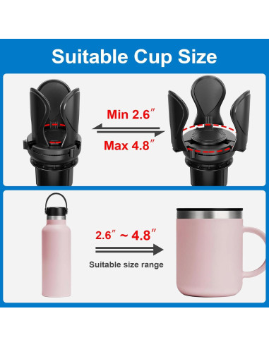 Expansor de Soporte para Tazas Zeyitian Auto 1 Paquete