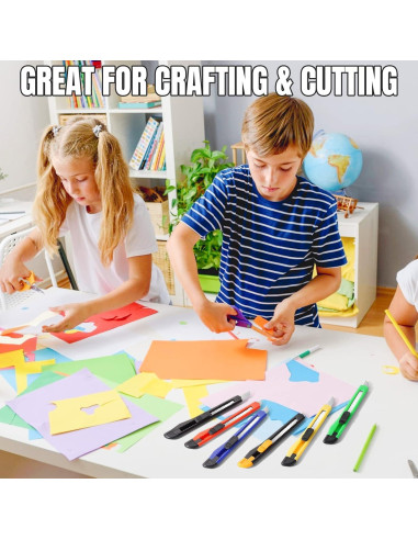 Cortador de Cajas Retráctil TIFICAL Pack de 4, 9mm