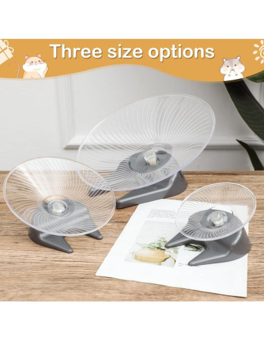 Rueda de Ejercicio Silenciosa EKX para Hámsters 13.6x13x9 cm