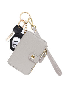 Billetera Llavero M-Plateau para Mujeres Beige con Monedero