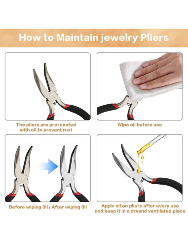 Kit de Joyería MUZHUPGUZ 1440 Pcs Anillas de Salto y Herramientas