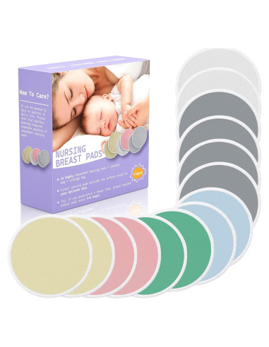 14 Almohadillas Reutilizables para Lactancia G-PADS 11.94 cm