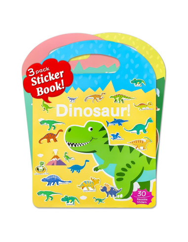 Libro de Pegatinas Reutilizables Benresive para Niños 2-4 Años