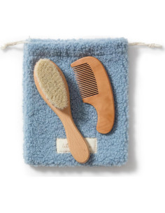 Juego de Cepillos y Peine para Bebés MYZI - Natural y Suave 2