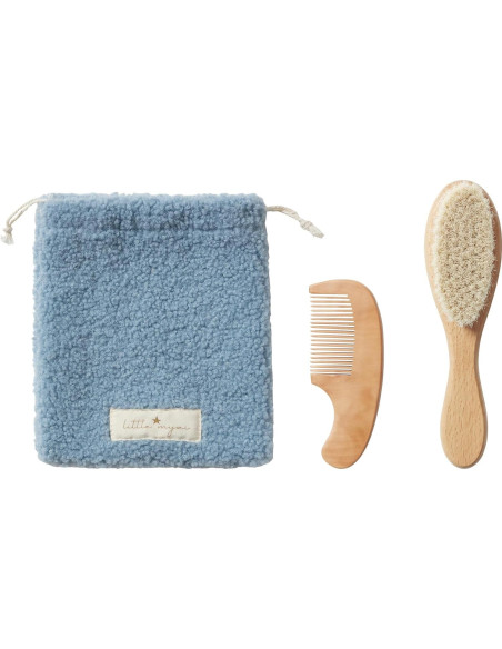 Juego de Cepillos y Peine para Bebés MYZI - Natural y Suave