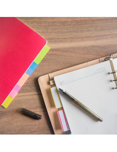 Pestañas Adhesivas KICNIC 480 Pcs 2.54 cm Multicolor 2