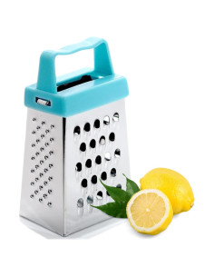 Rallador de Queso Mini Genérico Acero Inoxidable 6.6x3.5cm Azul