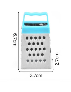 Rallador de Queso Mini Genérico Acero Inoxidable 6.6x3.5cm Azul 2