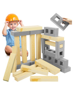 Bloques de Construcción de Espuma Leyndo 24 Pcs para Niños