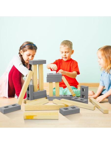 Bloques de Construcción de Espuma Leyndo 24 Pcs para Niños