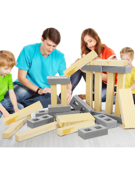 Bloques de Construcción de Espuma Leyndo 24 Pcs para Niños