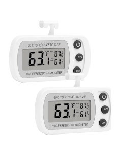 Termómetro Digital Impermeable Lasubst para Refrigerador - 2 Unidades