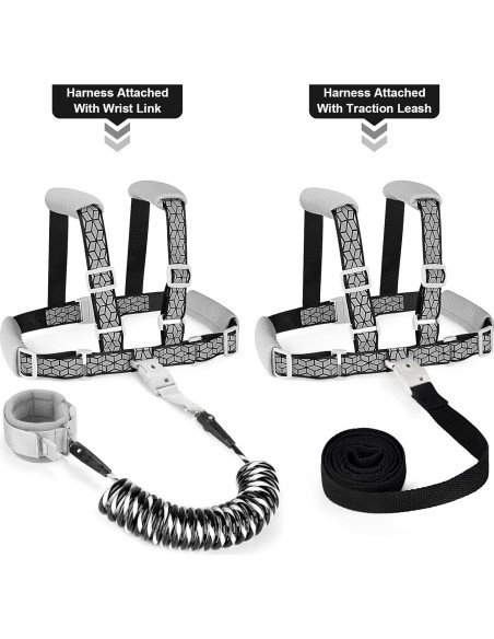 Arnés Antipérdida para Niños Accmor Negro Ajustable