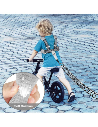 Arnés Antipérdida para Niños Accmor Negro Ajustable