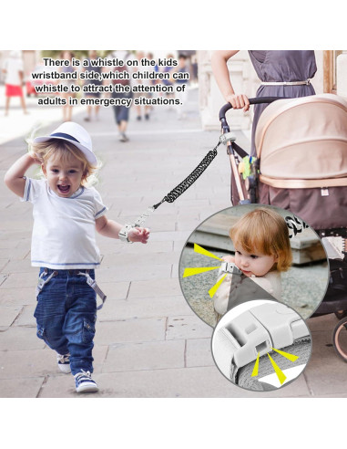 Arnés Antipérdida para Niños Accmor Negro Ajustable