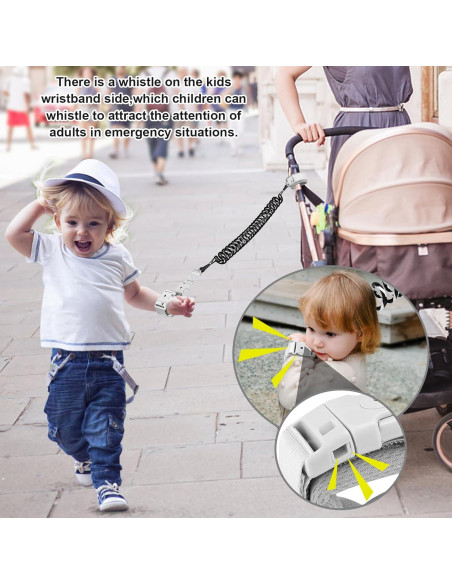 Arnés Antipérdida para Niños Accmor Negro Ajustable