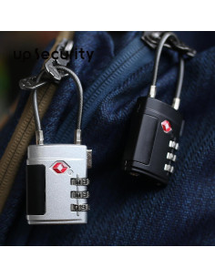 Candado de Combinación TSA UP Security Negro Compacto 2