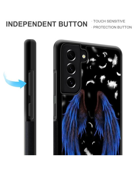Funda Protectora TPU Samsung Galaxy S21 6.2" Alas de Ángel