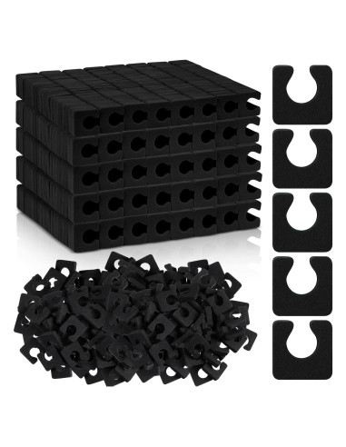 Separadores de Dedos para Pedicura Mumufy 1000 Pcs Espuma Negra